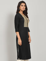 Buy Black Kurta Online - Joshindia