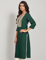 Buy Trendy Green Kurtas Online in India - Joshindia