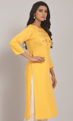 Buy From Latest Range of Yellow Kurtas Online - Joshindia