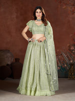 Buy Floral Net Lehenga Online In India - Joshindia
