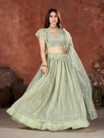 Buy Floral Net Lehenga Online In India - Joshindia