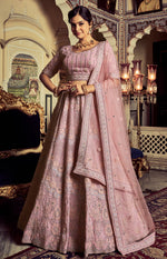 Buy Latest Indian Designer Pink Lehenga Cholis Online - Joshindia