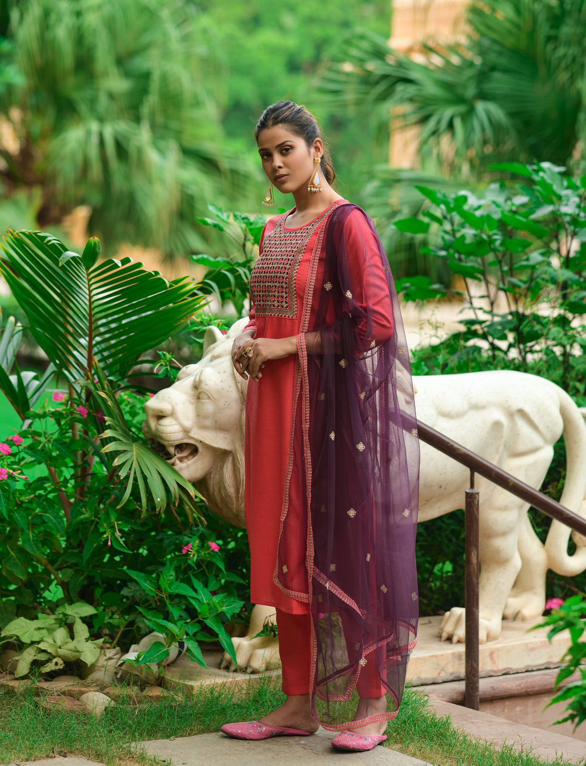 Gajri Colour Kurti For Women Latest Design - Joshindia