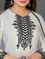 Buy Beautiful Designer White Color Kurta Set For Women - Joshindia