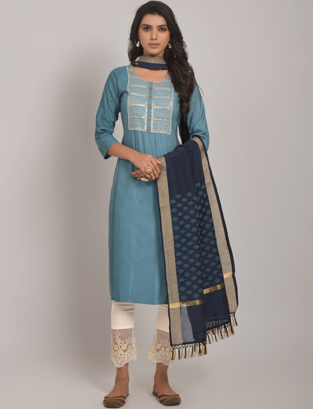 Buy Sky Blue Kurtas online in India - Joshindia