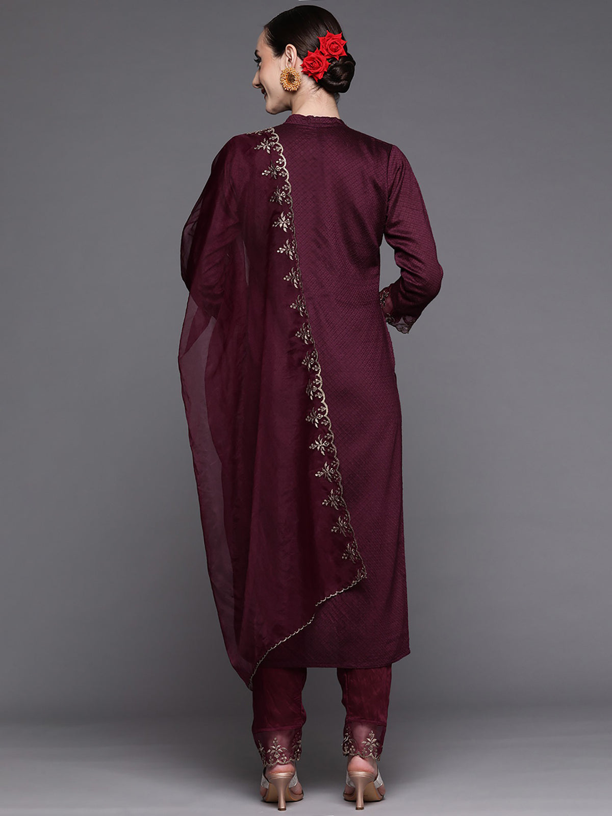 Buy Wine Kurtis Kurta Sets online in India - Joshindia