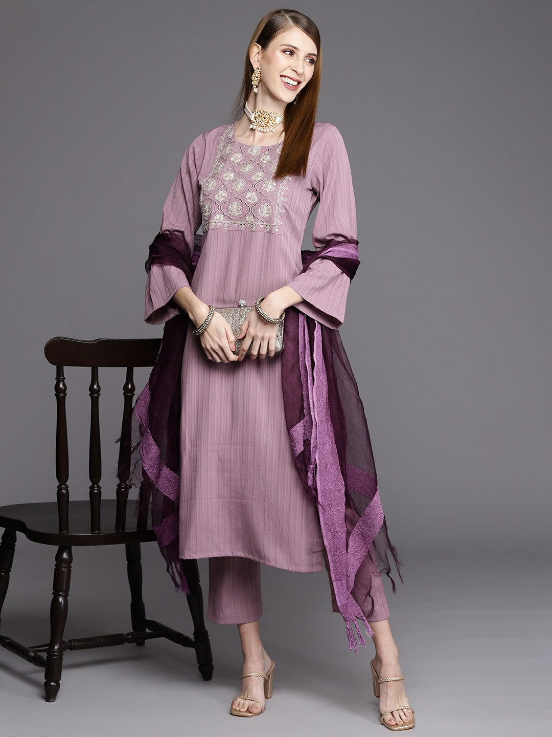 Buy Trendy Purple Kurtas Online in India - Joshindia
