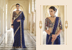 Buy Trendy Navy Blue Saree Online in India - Joshindia