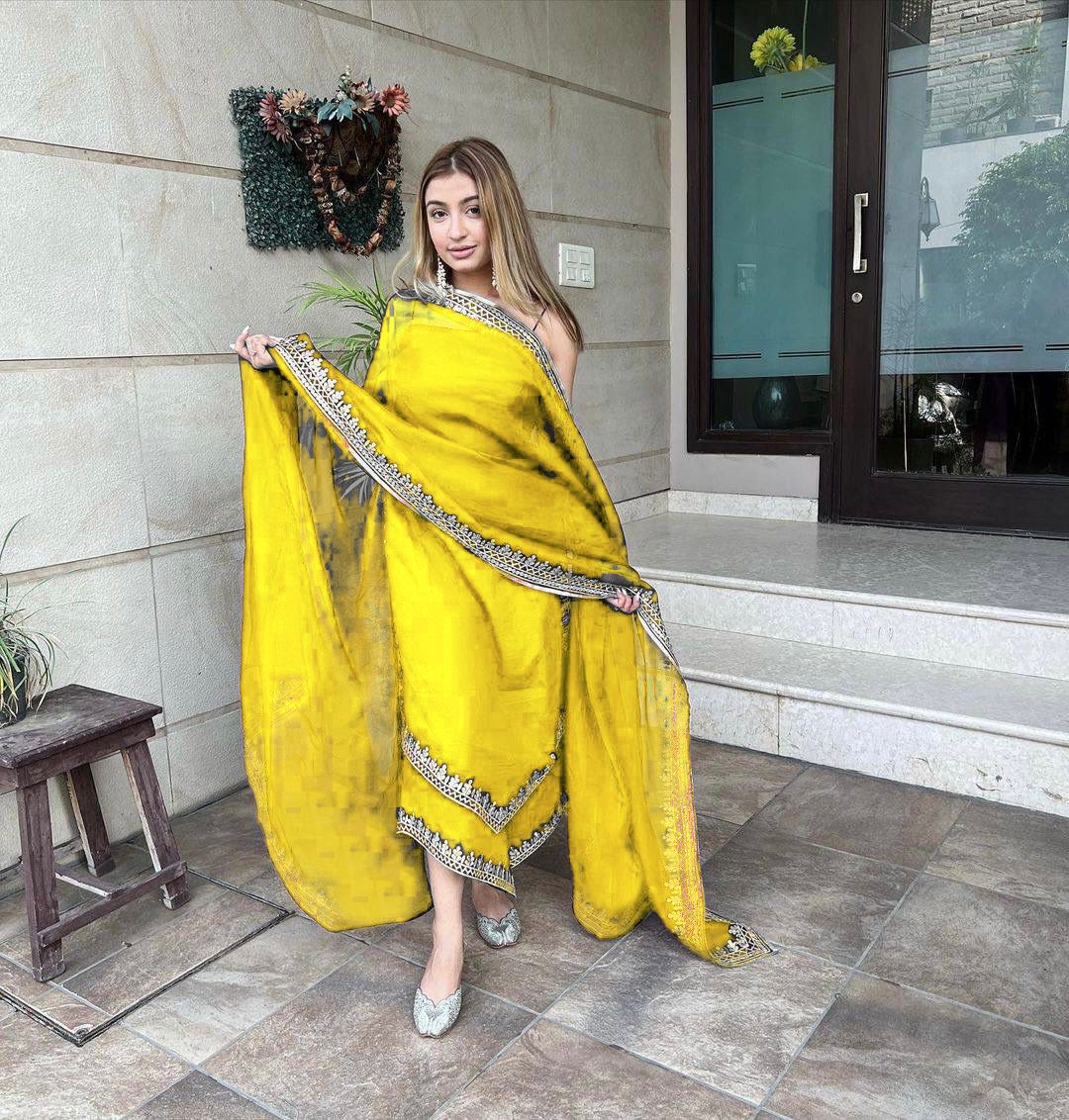 Buy Yellow Kurta Sets & Suit Sets Online for Women in India - Joshindia