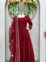 Buy Maroon Kurtas For Women Online In India - Joshindia