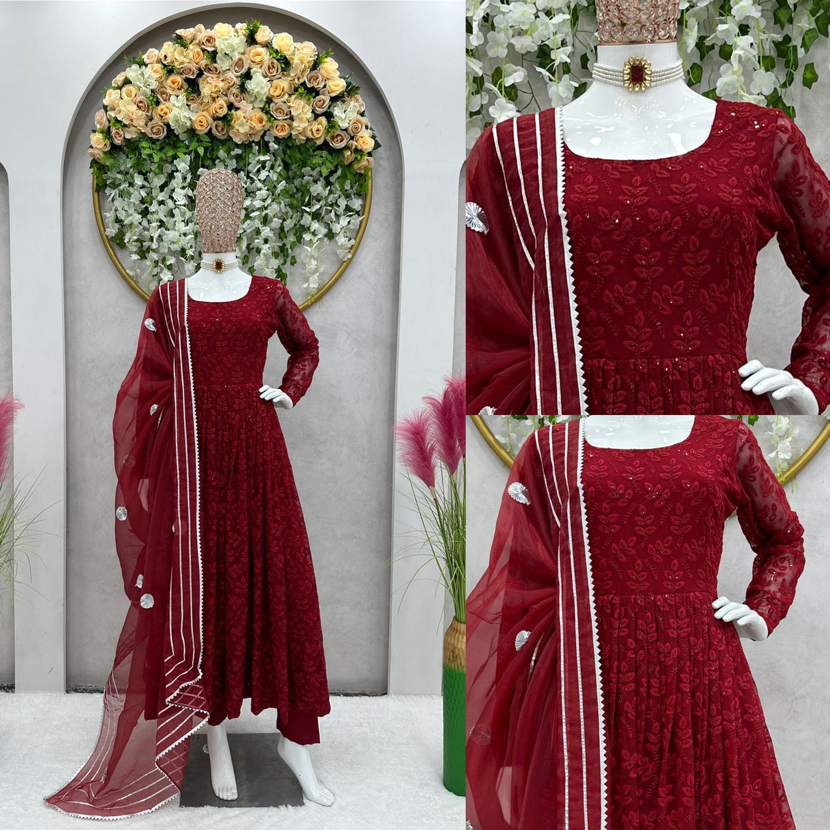 Buy Maroon Kurtas For Women Online In India - Joshindia