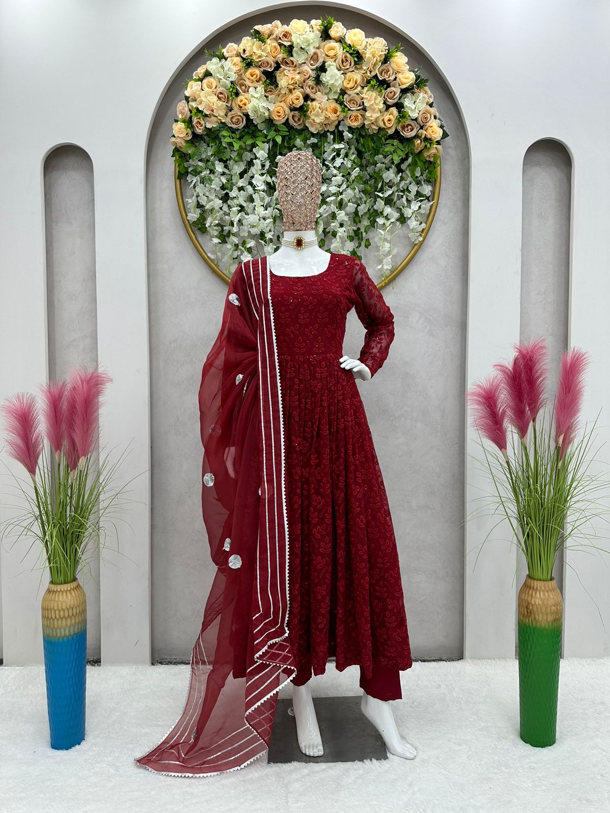Buy Maroon Kurtas For Women Online In India - Joshindia