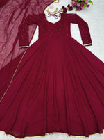 Buy Red Party Wear Gown online in India - Joshindia