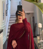 Buy Red Party Wear Gown online in India - Joshindia