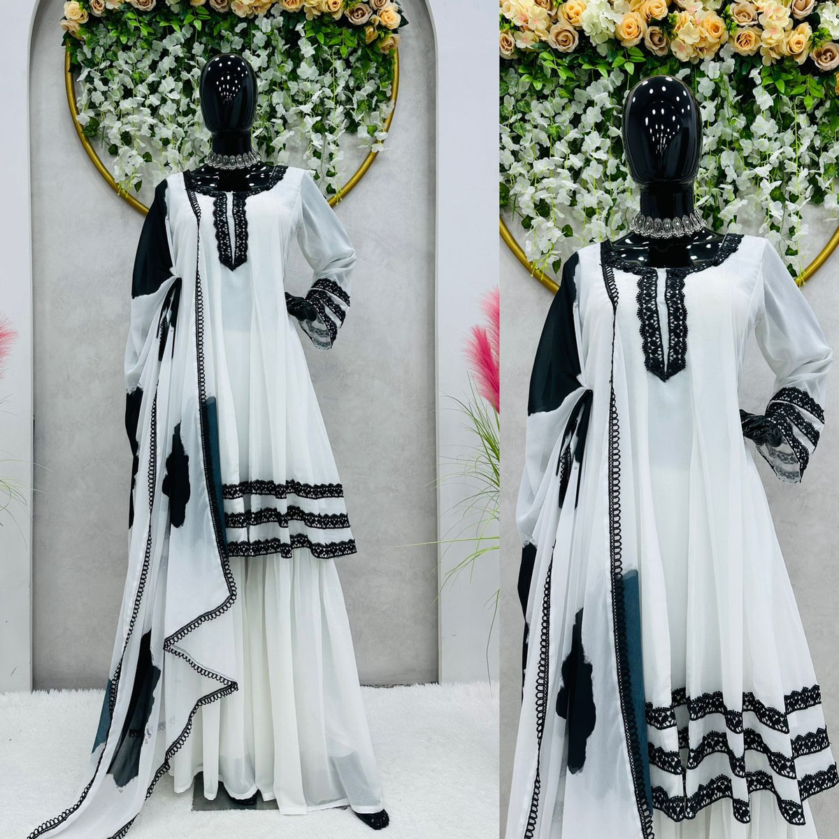 Buy Trendy White Sharara Online in India - Joshindia