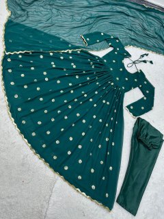 Buy Latest Green Color Lehenga Choli Online at Best Price - Joshindia