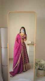 Jacquard Designer Embroidery Lehenga Choli for Women