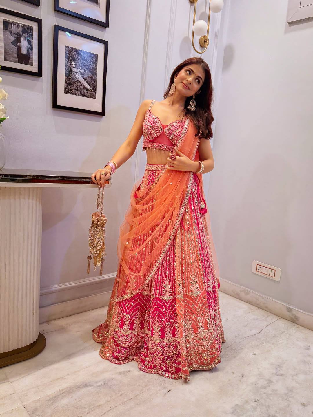 Designer Fox Georgette Wedding Wear Lehenga Choli