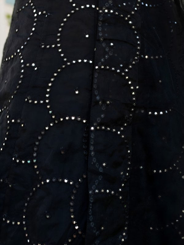 Black Sequin Designer Lehenga Choli for Festive & Wedding Wear