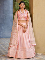 baby Pink Color Embroidered Designer Lehenga Choli