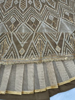 Golden Lehenga Choli with Heavy Sequins Work Designer Wedding Wear