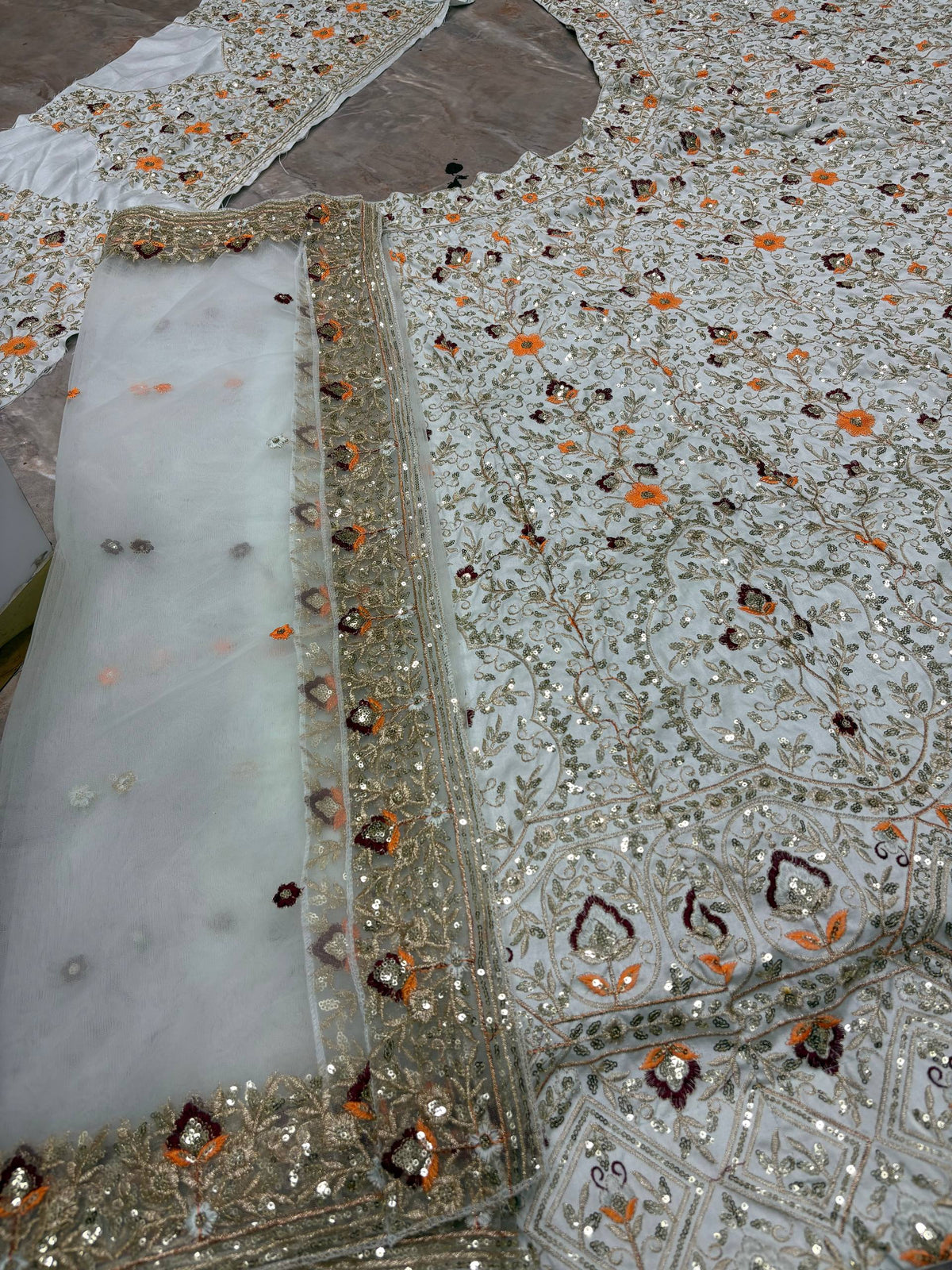 Premium Satin Silk with Sequins Designer Embroidery Party Wear Lehenga Choli