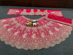 Pink Color Designer Embroidery Lehenga Choli