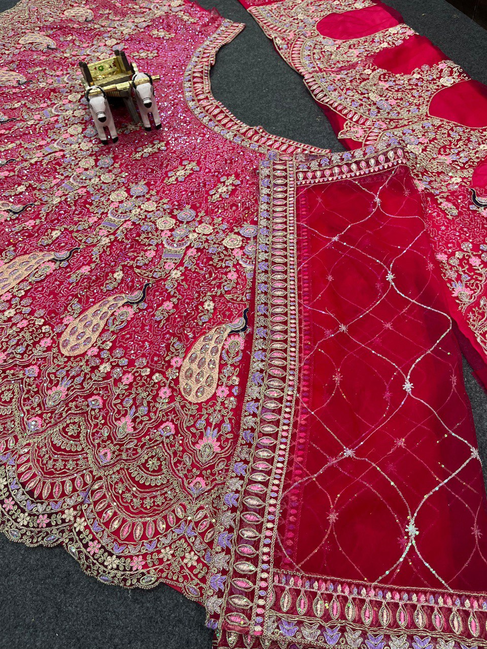 Pink Color Designer Embroidery Lehenga Choli