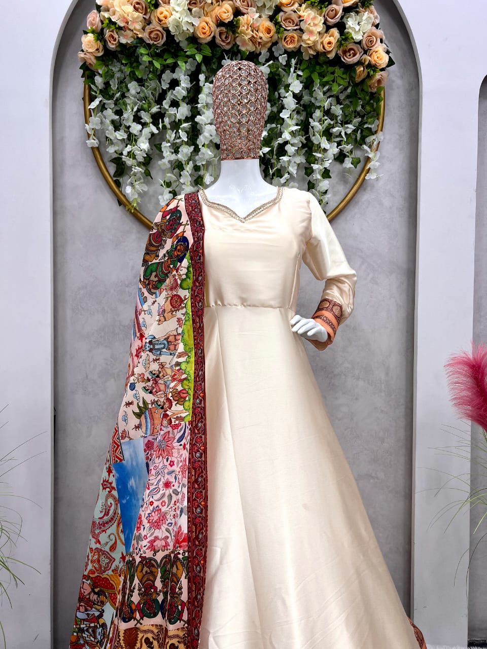 Bollywood Designer Crop Top Lehenga with Dupatta Online - Joshindia