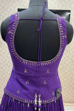 trending purple peplum Lehngha with Dupata - JOSHINDIA - Joshindia