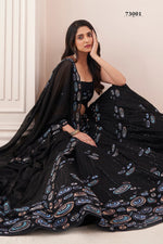 Gorgeous Black Color Lehenga Choli Online - Joshindia