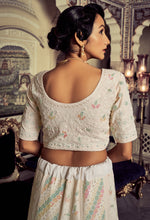 Buy Most Trending Designer White Color Lehenga Choli For Bridal Look - Joshindia