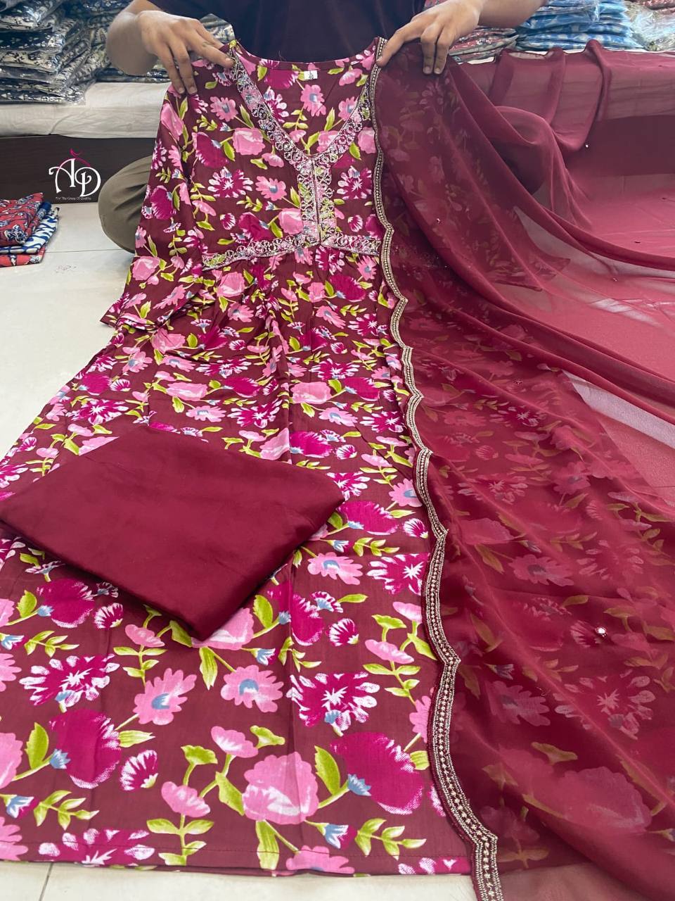 Buy Maroon Color Kurti for Women Online in India For Party Look - Joshindia