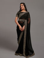 Buy Black Silk Sarees online at Best Prices in India - JOSHINDIA - Joshindia