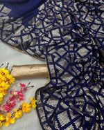 Buy Trendy Blue Saree Online in India - JOSHINDIA - Joshindia