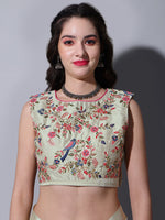 Buy Trendy Cream Saree Online in India -JOSHINDIA - Joshindia
