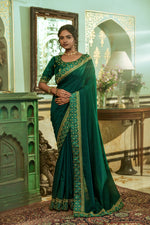 Buy Trendy Green Saree Online in India - Joshindia