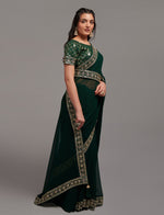 Green Saree - Buy Latest Green Colour Sarees Online - JOSHINDIA - Joshindia