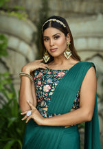 Buy Trendy Green Saree Online in India - JOSHINDIA - Joshindia