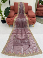 Light Purple Color Designer Silk Saree