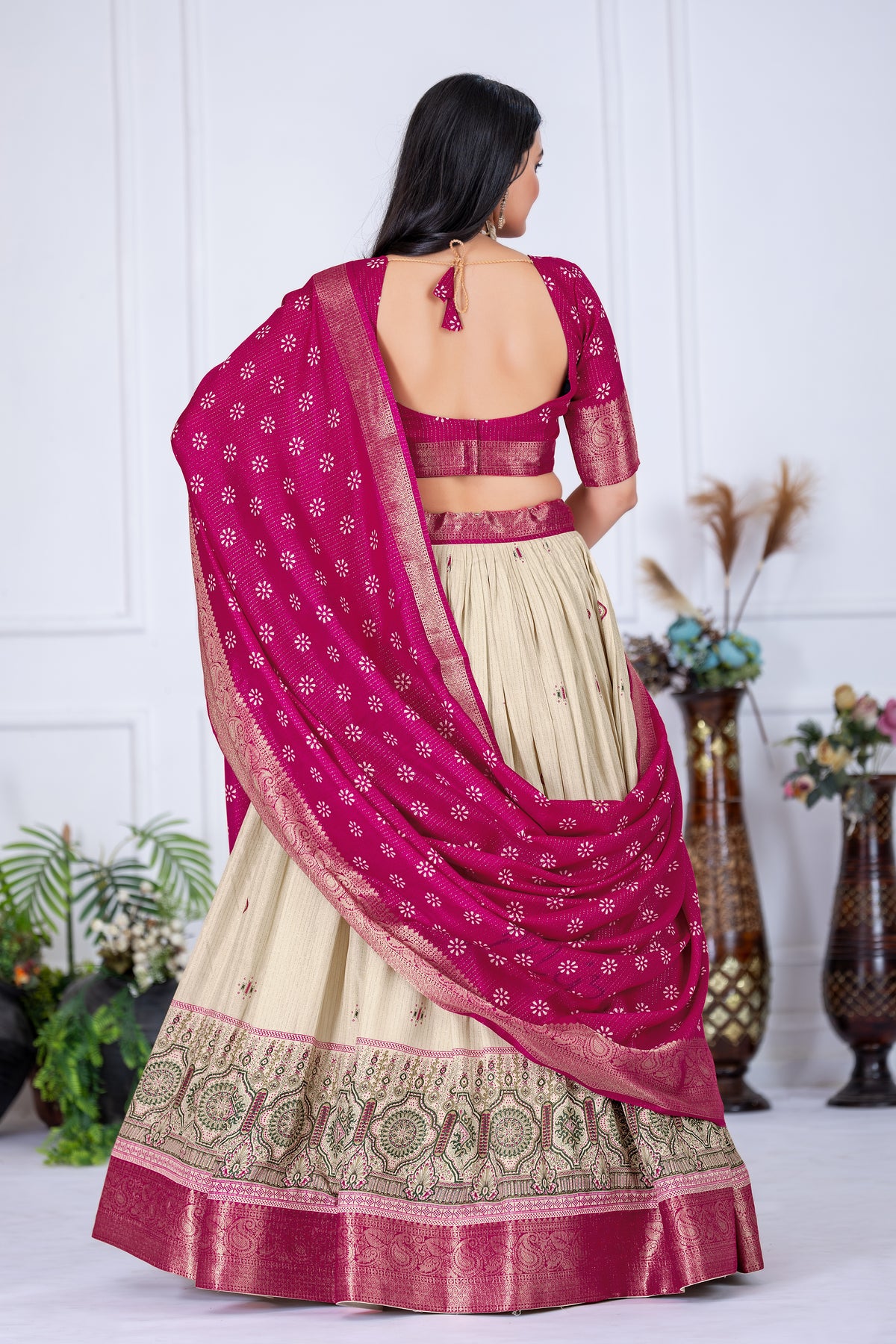 Pink Color Designer Lehenga Choli