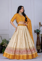 Yellow Color Designer Lehenga Choli
