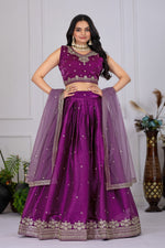Pink Designer Silk Lehenga Choli