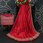 Buy Maroon Sarees Online - Joshindia