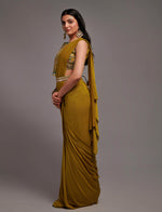 Buy Mustard Saree Online In India - Joshindia