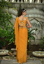 Buy Mustard Saree online in India - JOSHINDIA - Joshindia