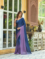 Buy Mysilk Onion Pink Chiffon Embroidered Fashion Saree - Joshindia
