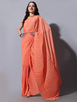 Buy Trendy Orange Saree Online in India - JOSHINDIA - Joshindia