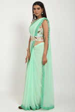 Buy Pista Green Sarees Online In India At Best Price Offers - Joshindia