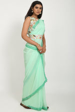 Buy Pista Green Sarees Online In India At Best Price Offers - Joshindia